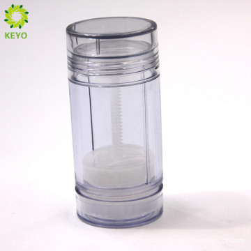 75g empty cosmetic packaging clear deodorant stick container